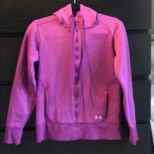 Purple Under Armour Storm Full ZIP Sweatshirt